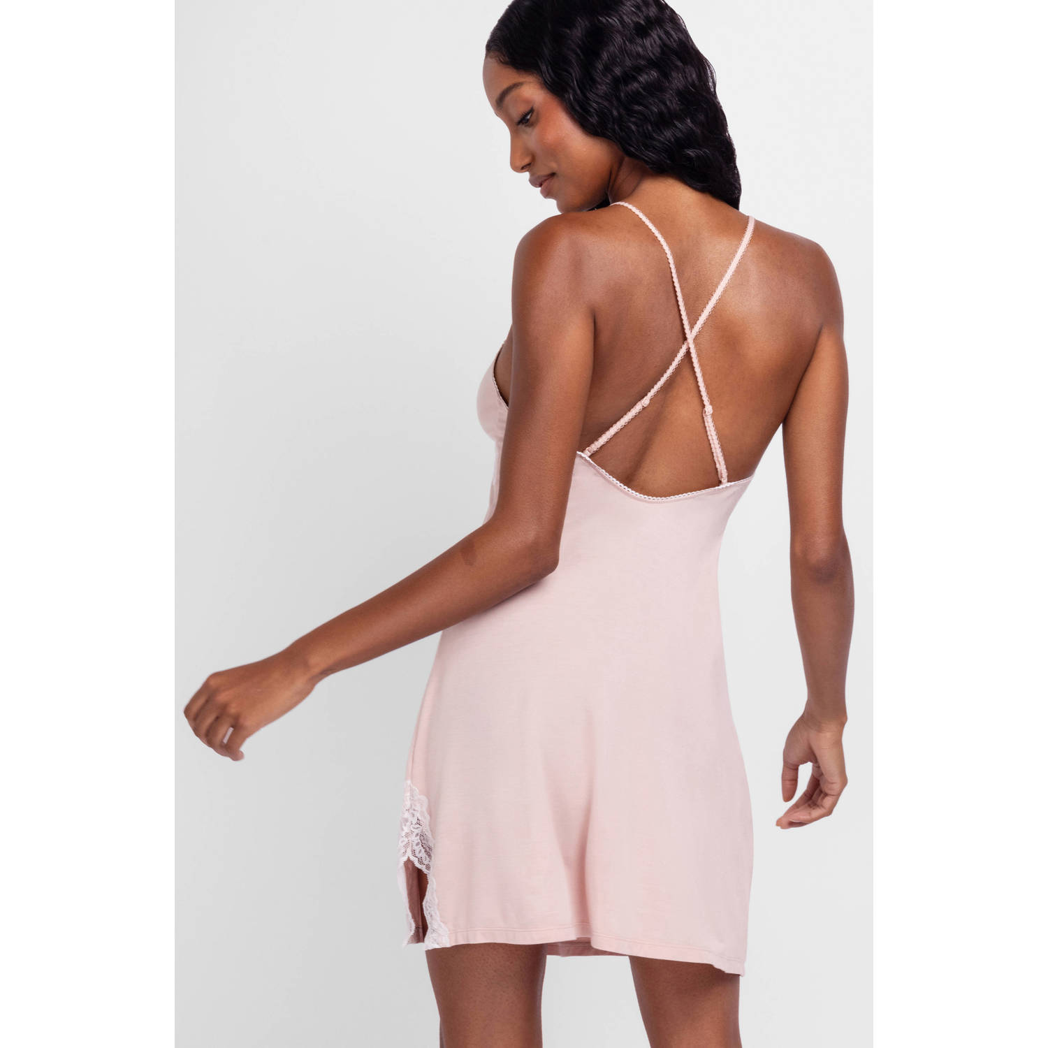 Dorina Curve slipdress Origins lichtroze