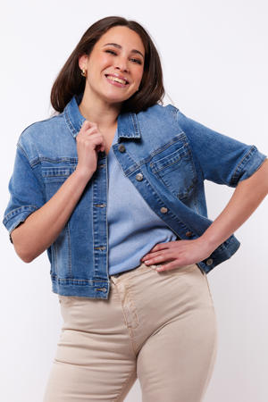 spijkerjasje medium denim blue