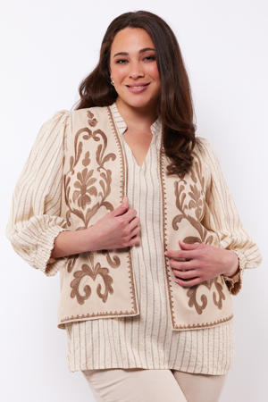 gilet ecru