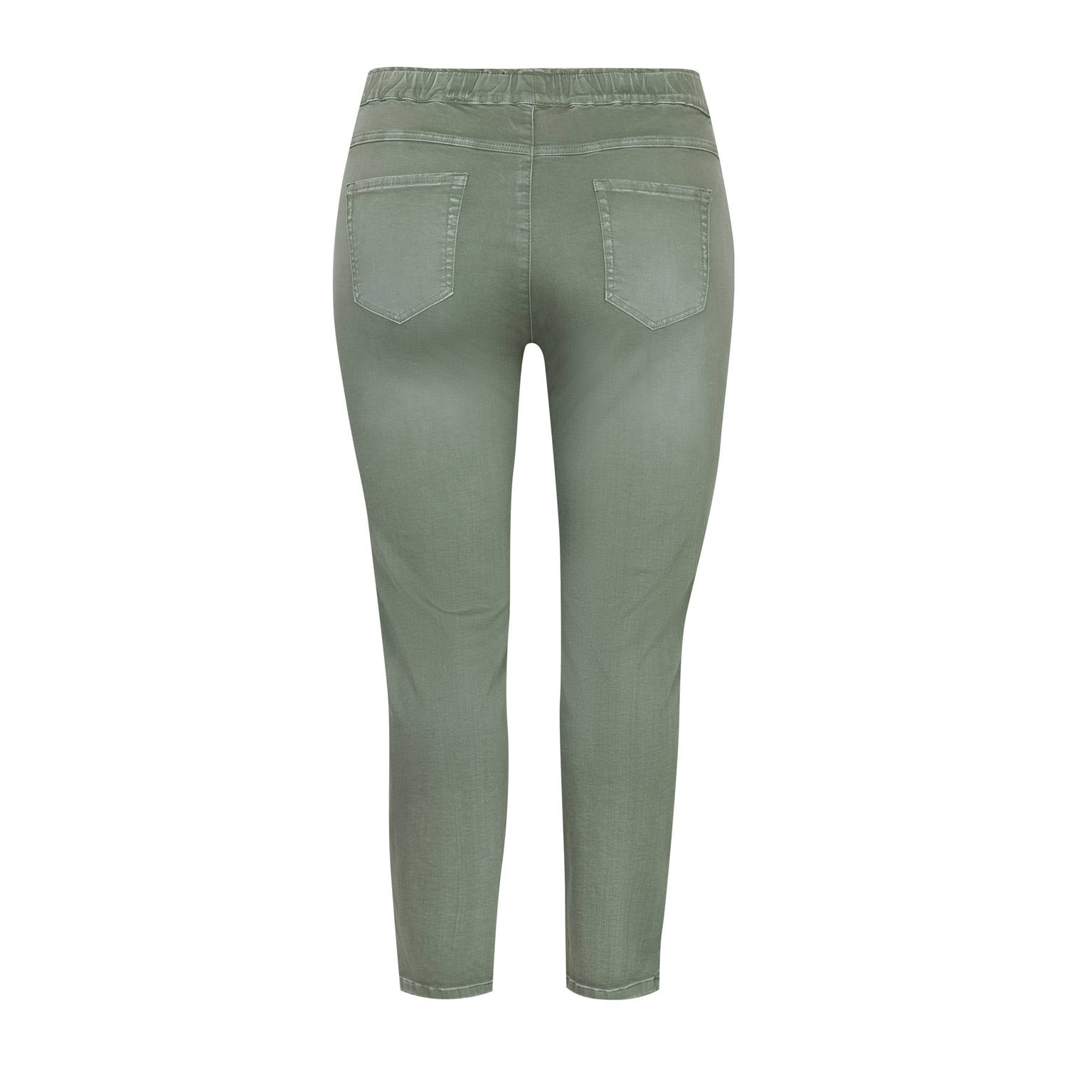 Exxcellent straight regular waist broek kaki