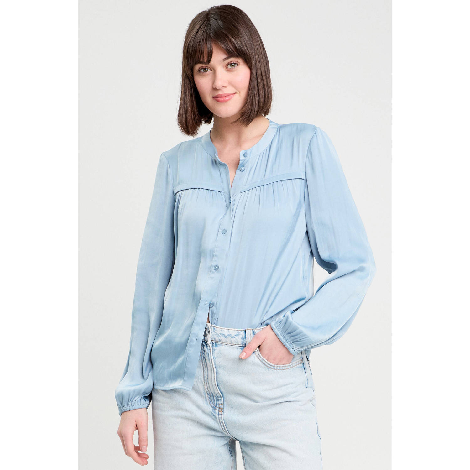 Cache blouse lichtblauw