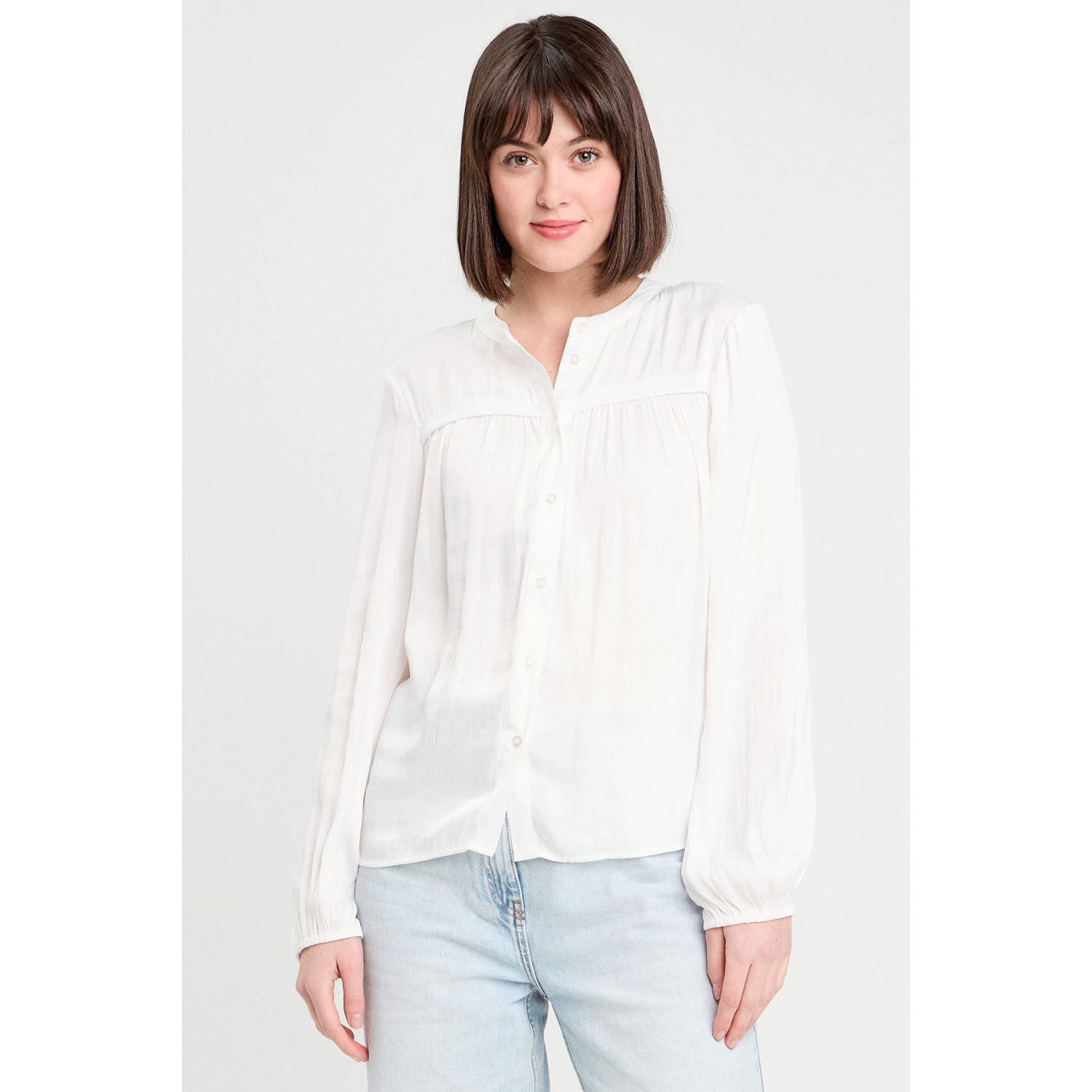 Cache blouse ecru