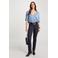 Morgan slim regular waist casual broek marineblauw
