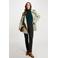 Morgan slim regular waist casual broek zwart