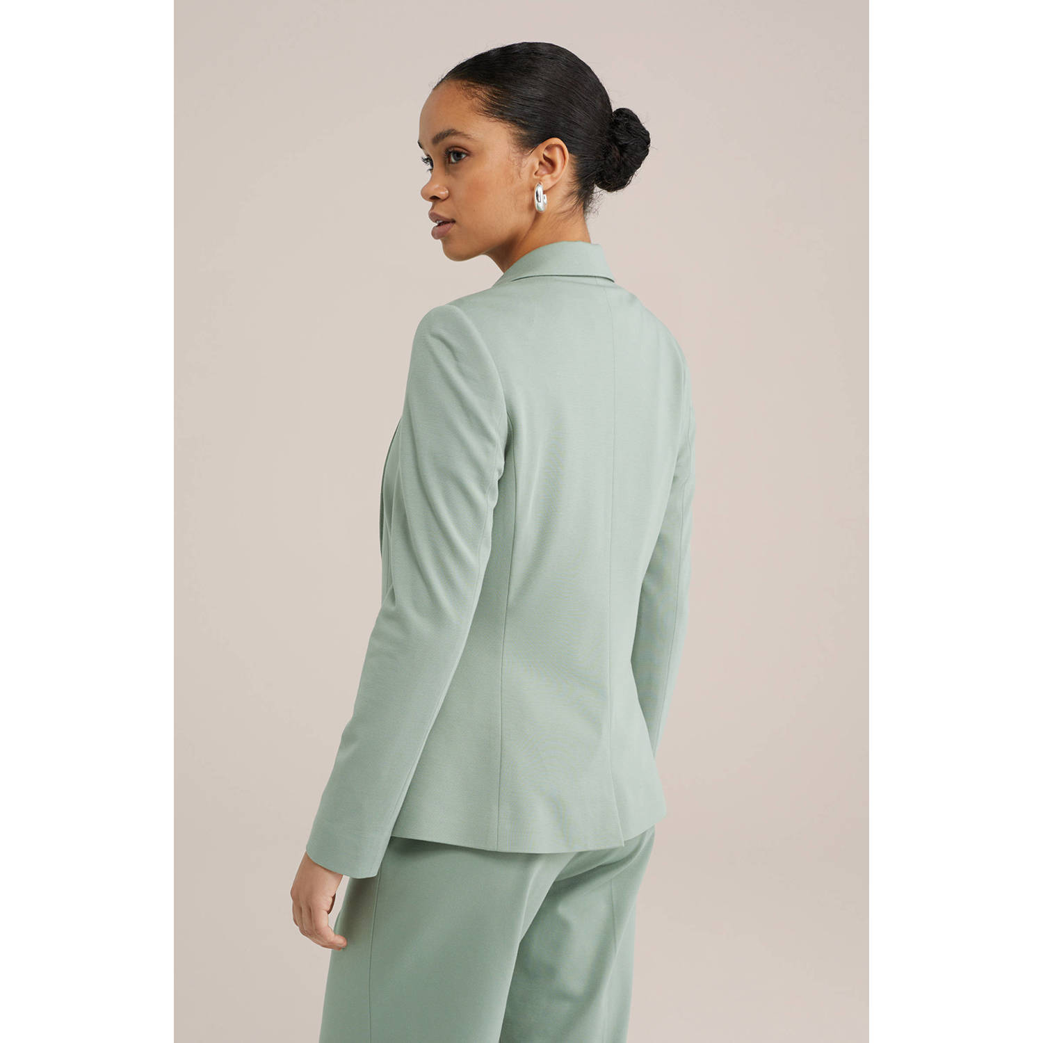 getailleerde blazer groen