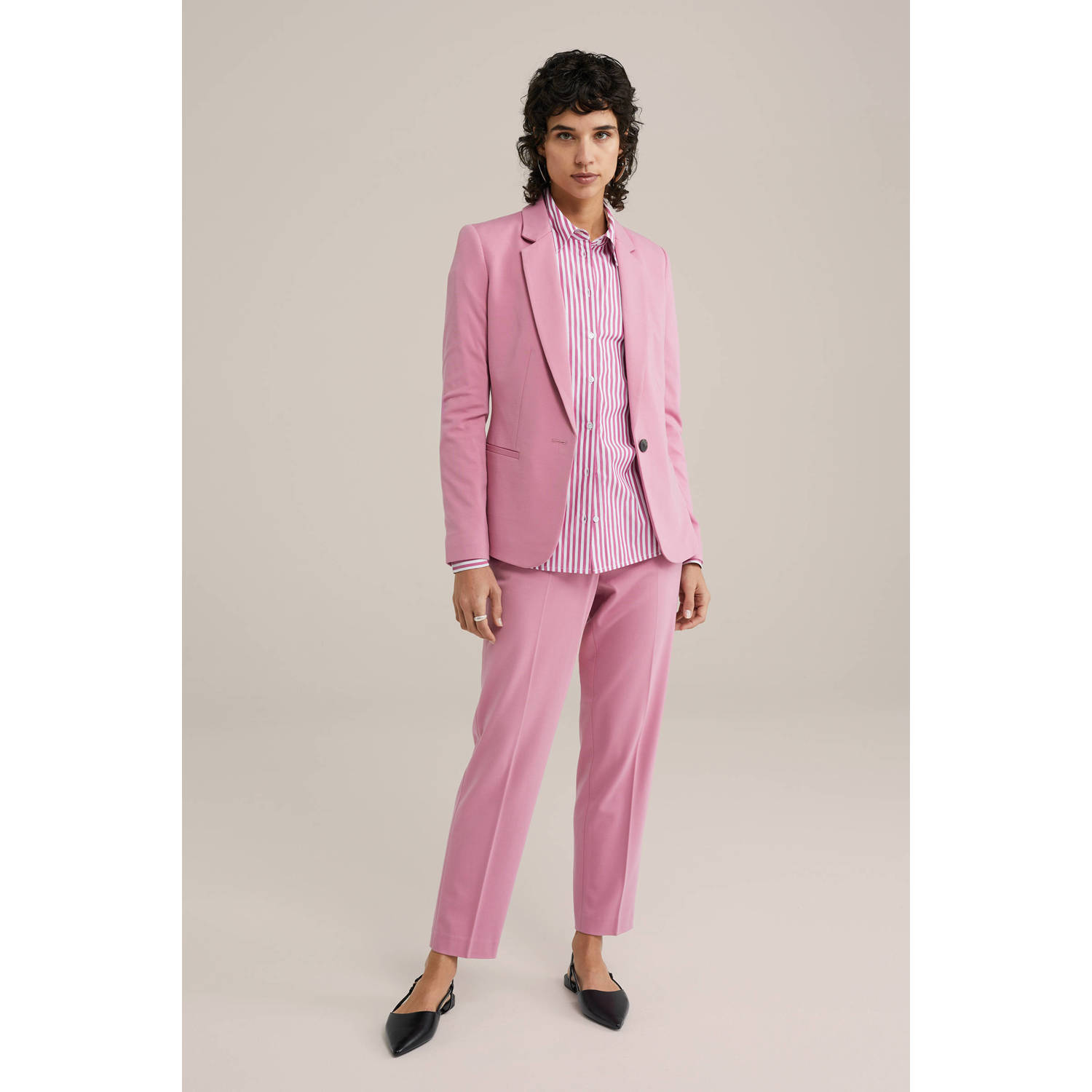WE Fashion tapered regular waist casual broek