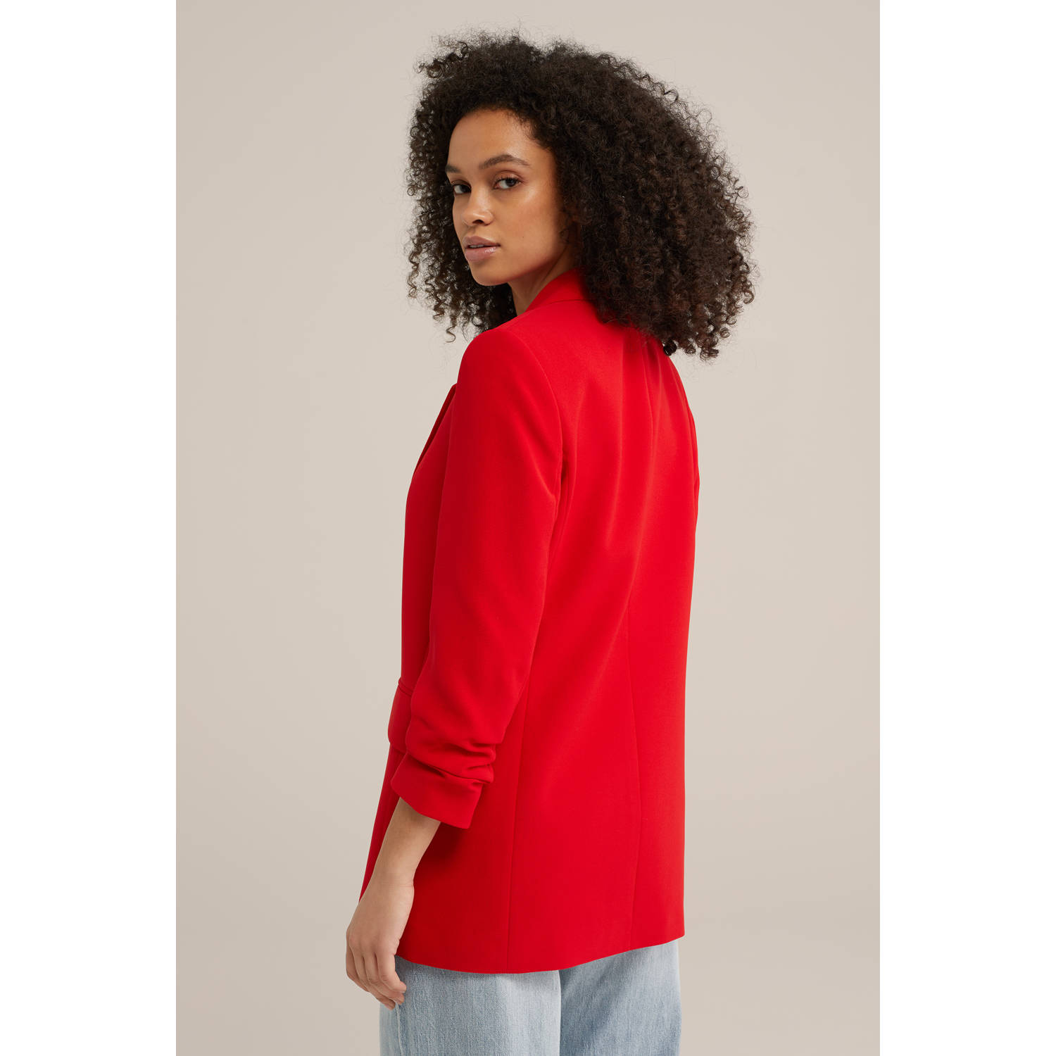 WE Fashion regular blazer rood
