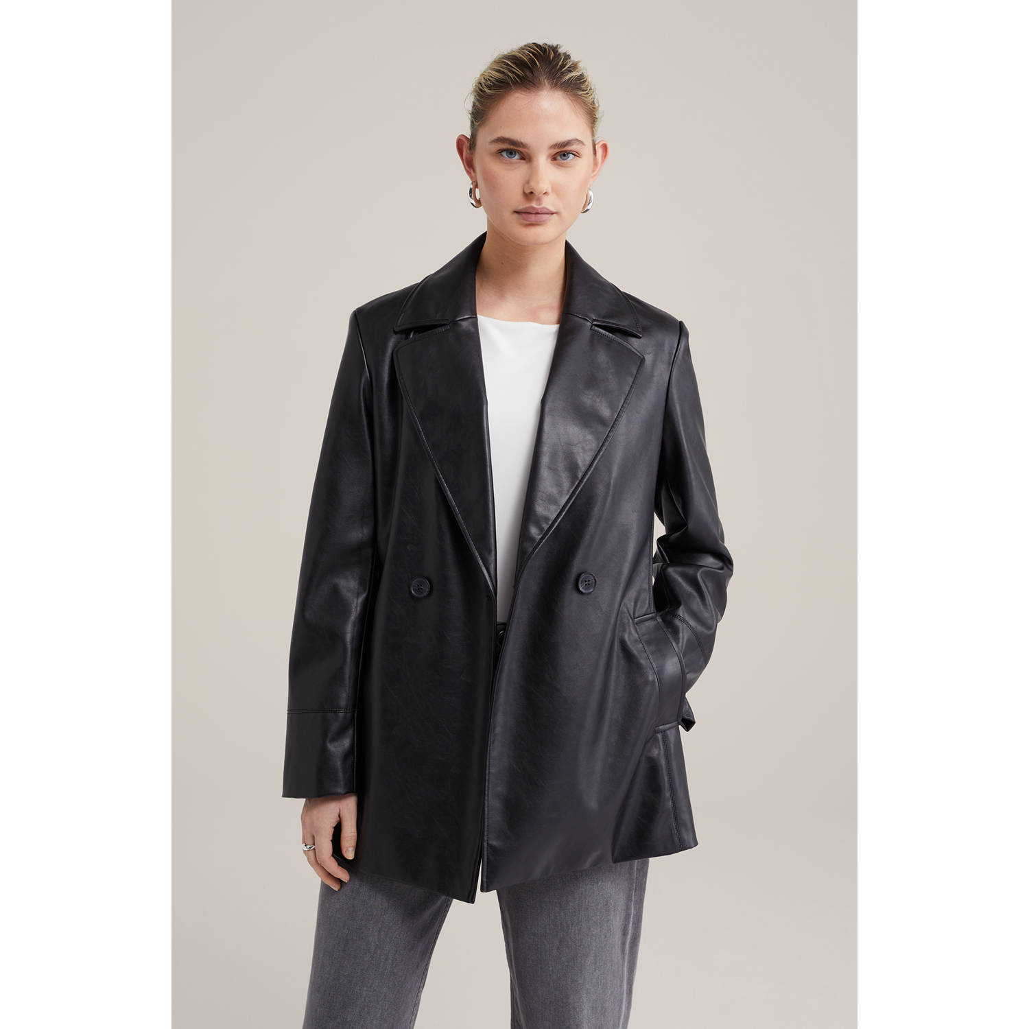 WE Fashion jasje zwart