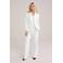 WE Fashion high waist pantalon wit