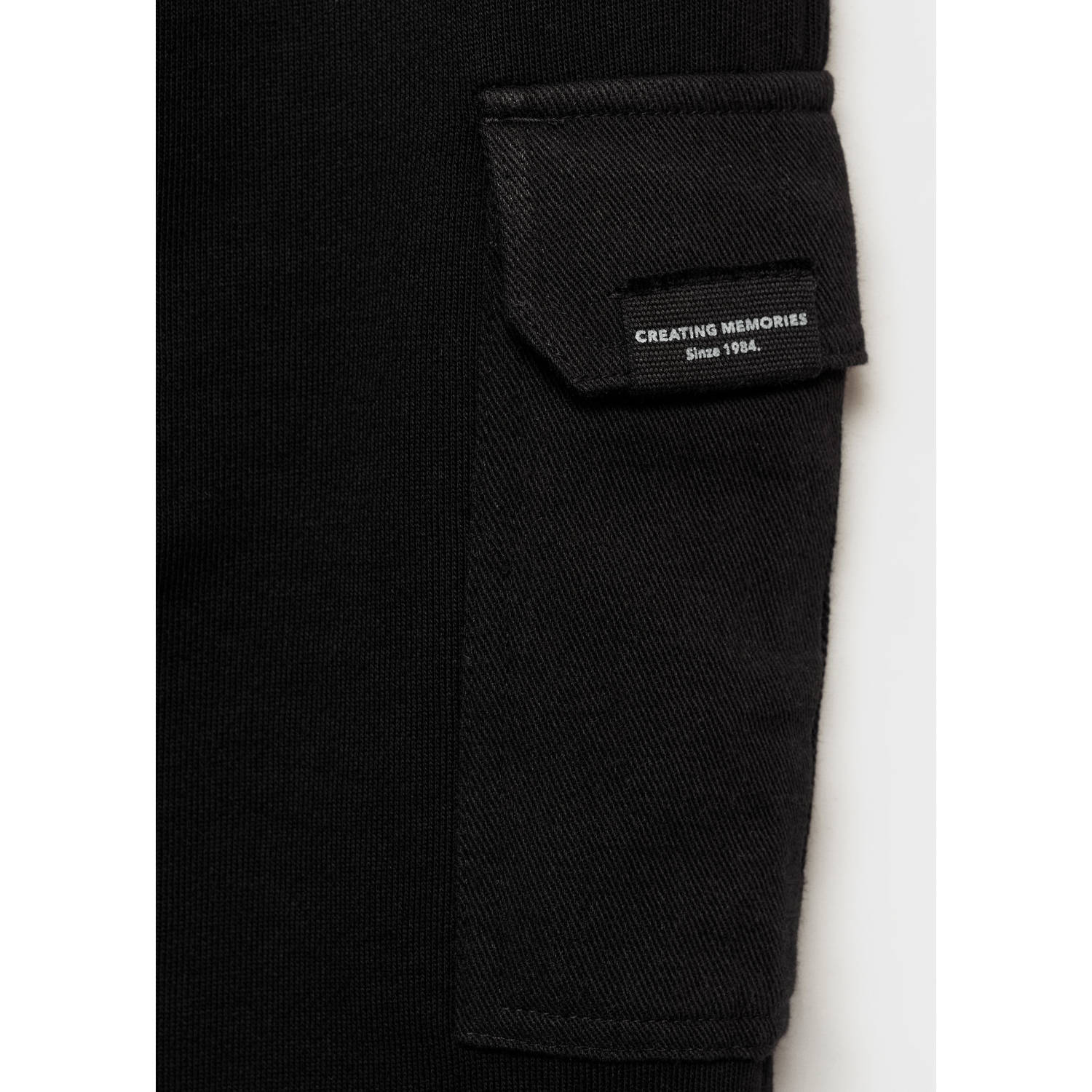 Mango Kids cargo broek zwart