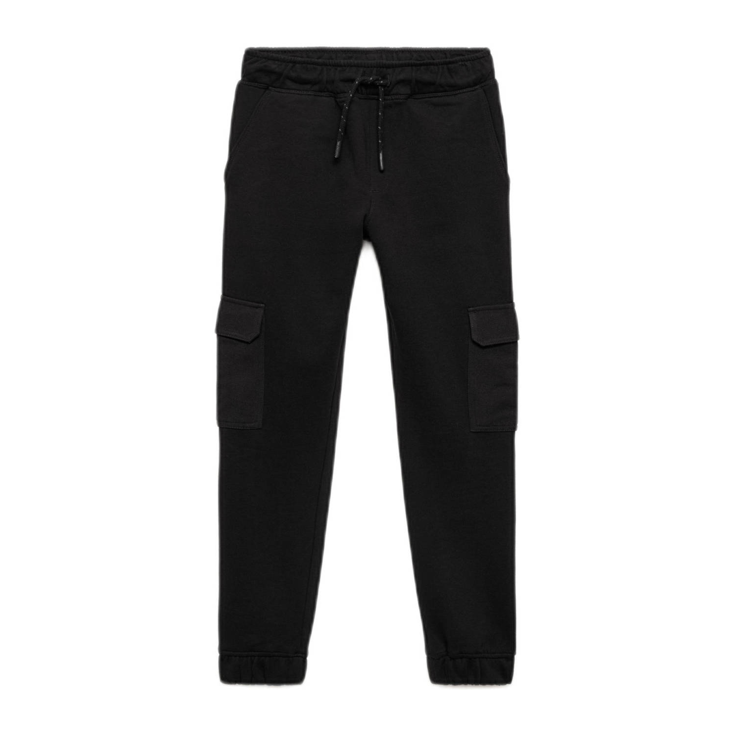 Mango Kids cargo broek zwart