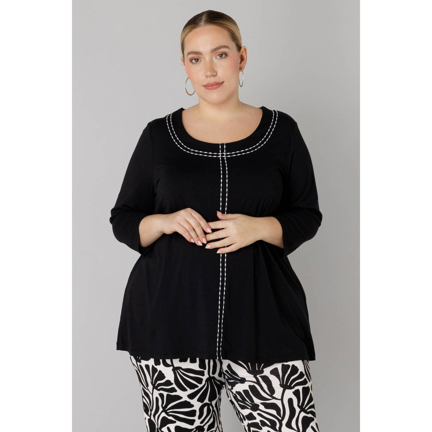 Colletta top zwart