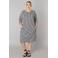 Colletta midi jurk zwart