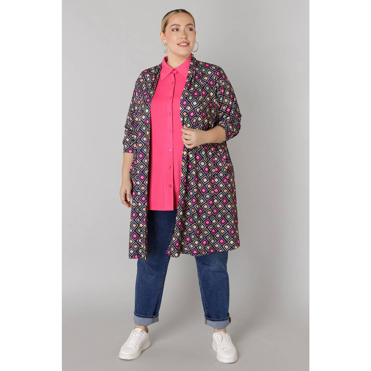 Colletta lang vest multi