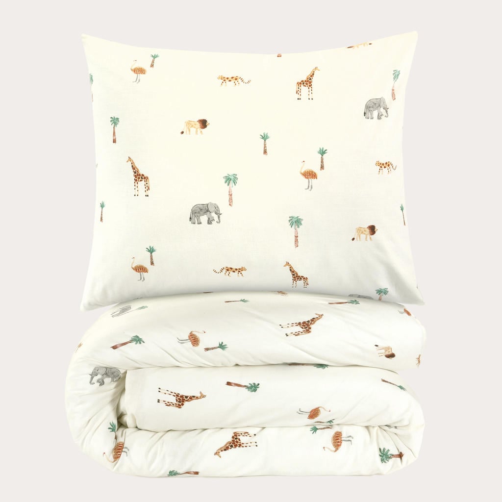 NOUS Kids katoenen dekbedovertrek kinderbed (120x150 cm)