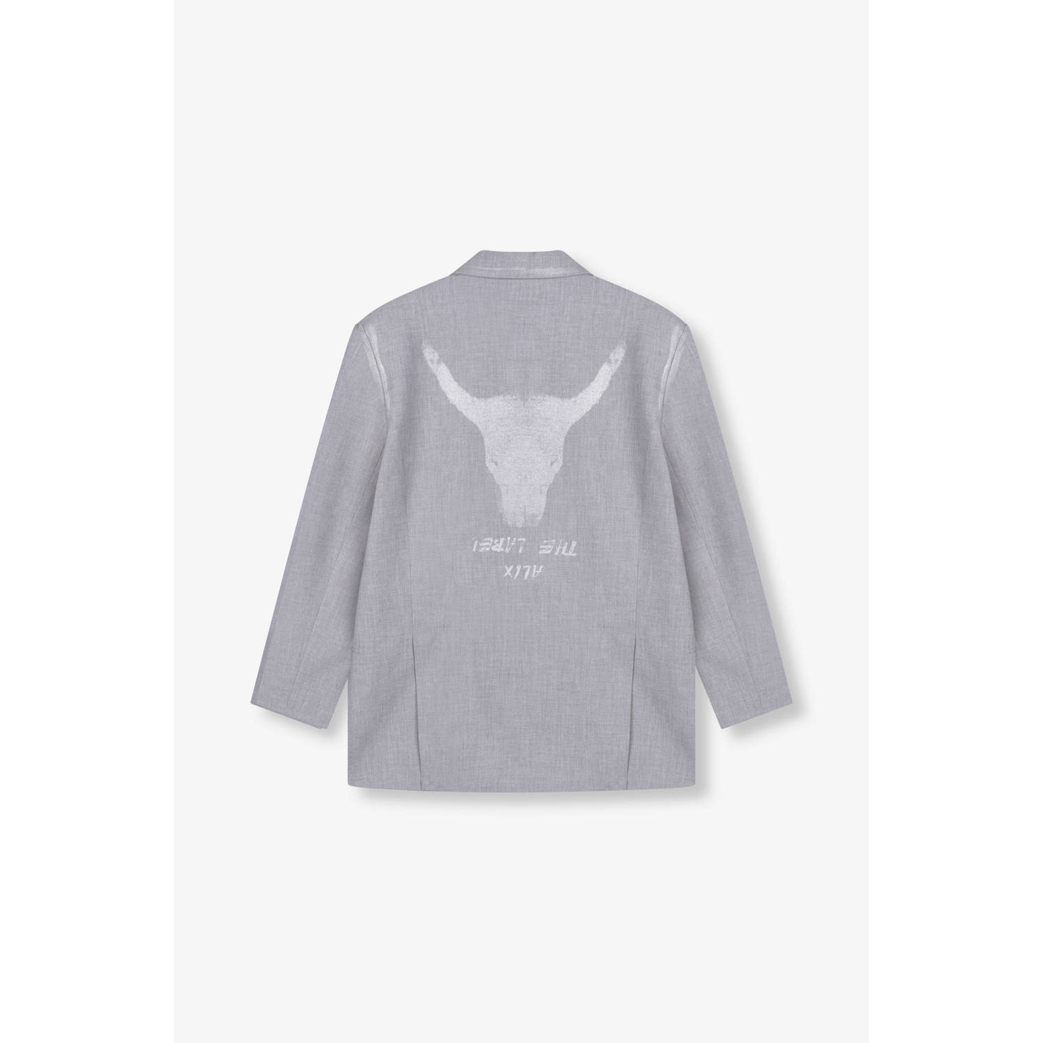 Alix the Label oversized blazer lichtgrijs