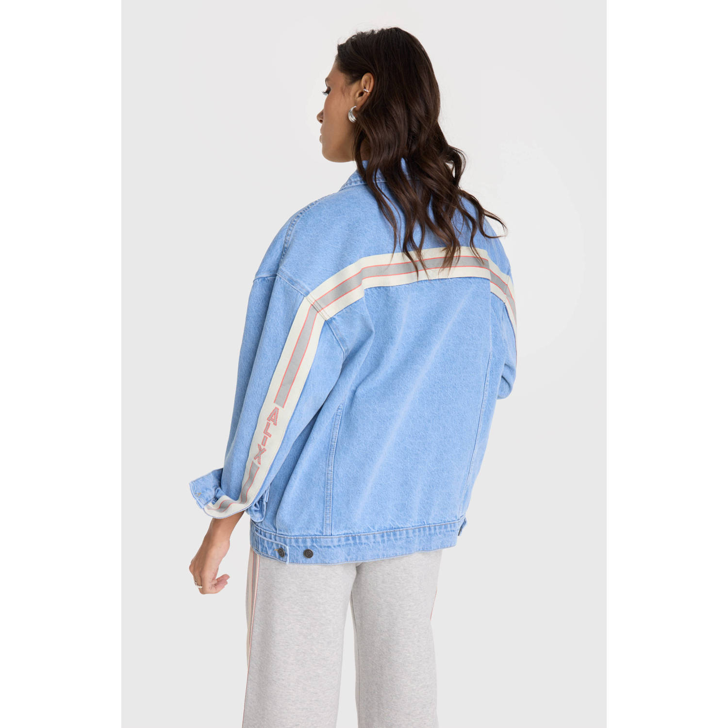 Alix the Label spijkerjas medium blue denim