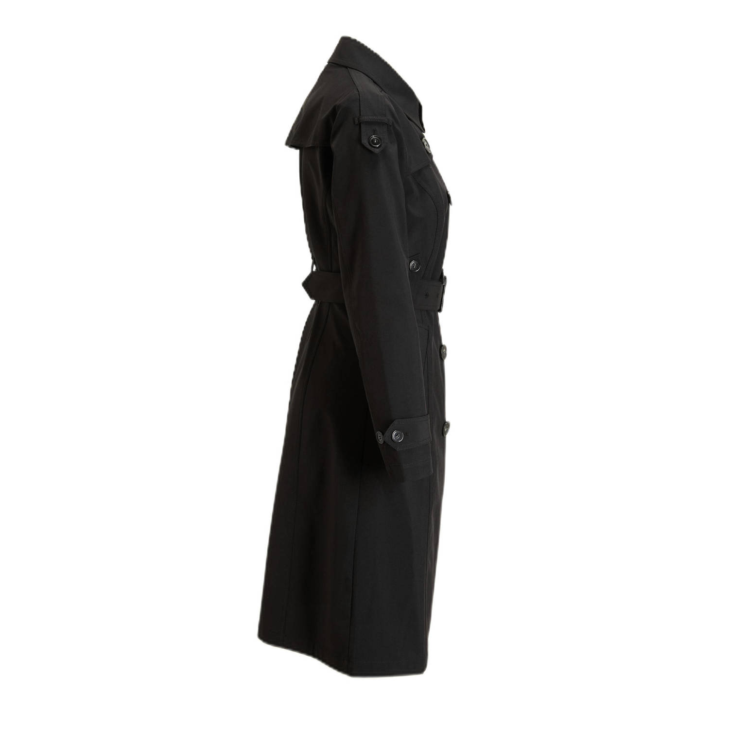 Airforce trenchcoat zwart
