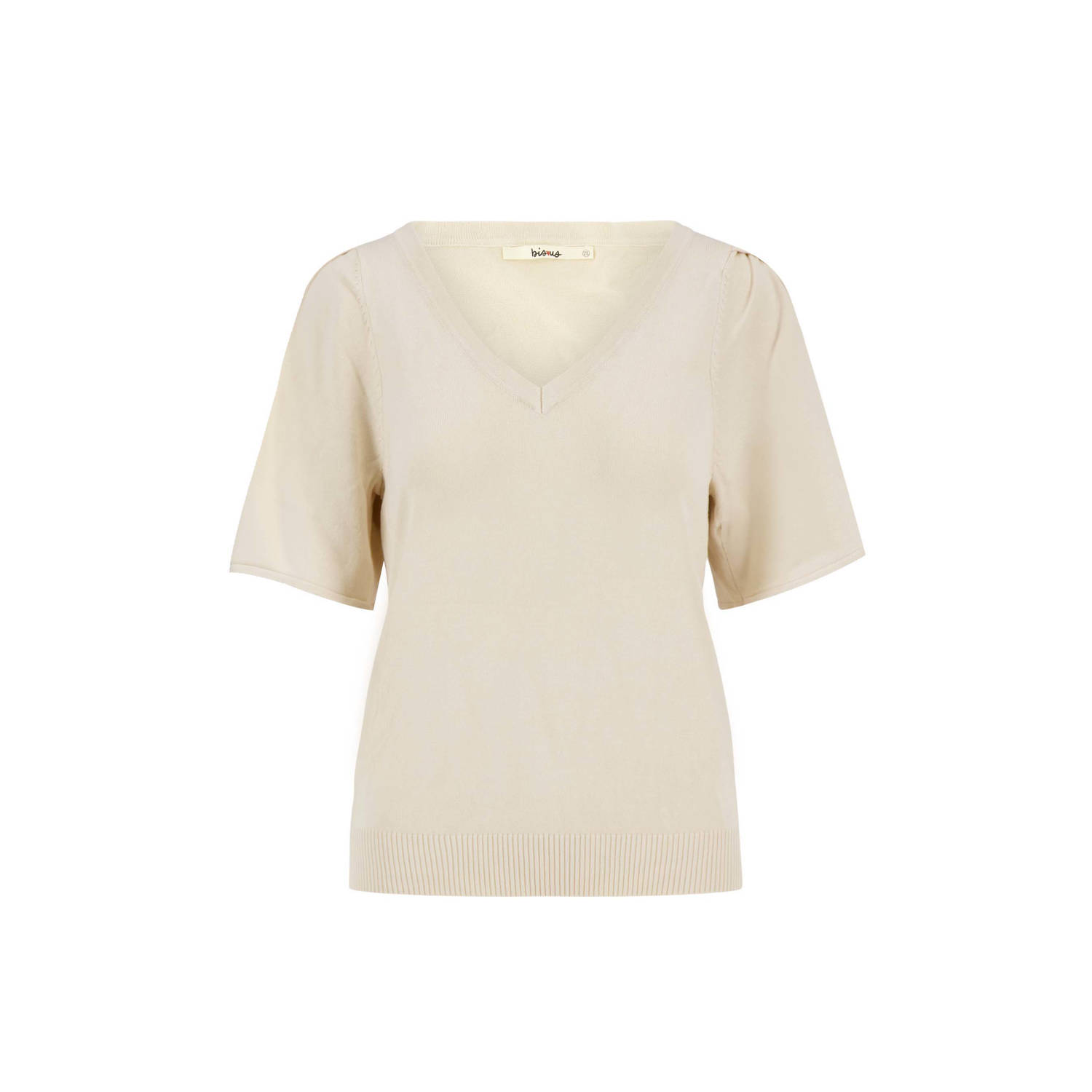 Zusss Top met vlindermouw White Dames