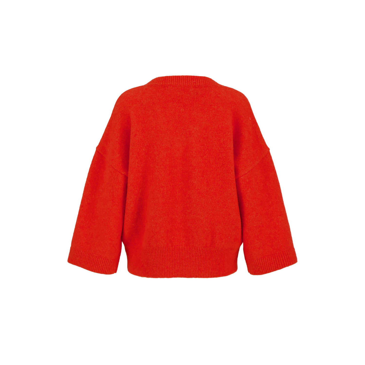 Zusss trui rood fijn gebreid