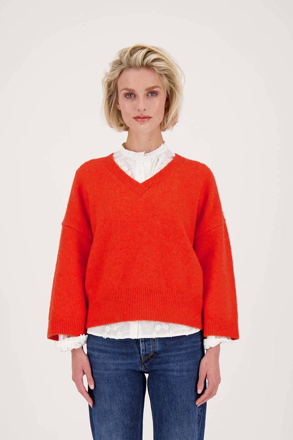 Zusss trui rood fijn gebreid kopen? Morgen in huis wehkamp