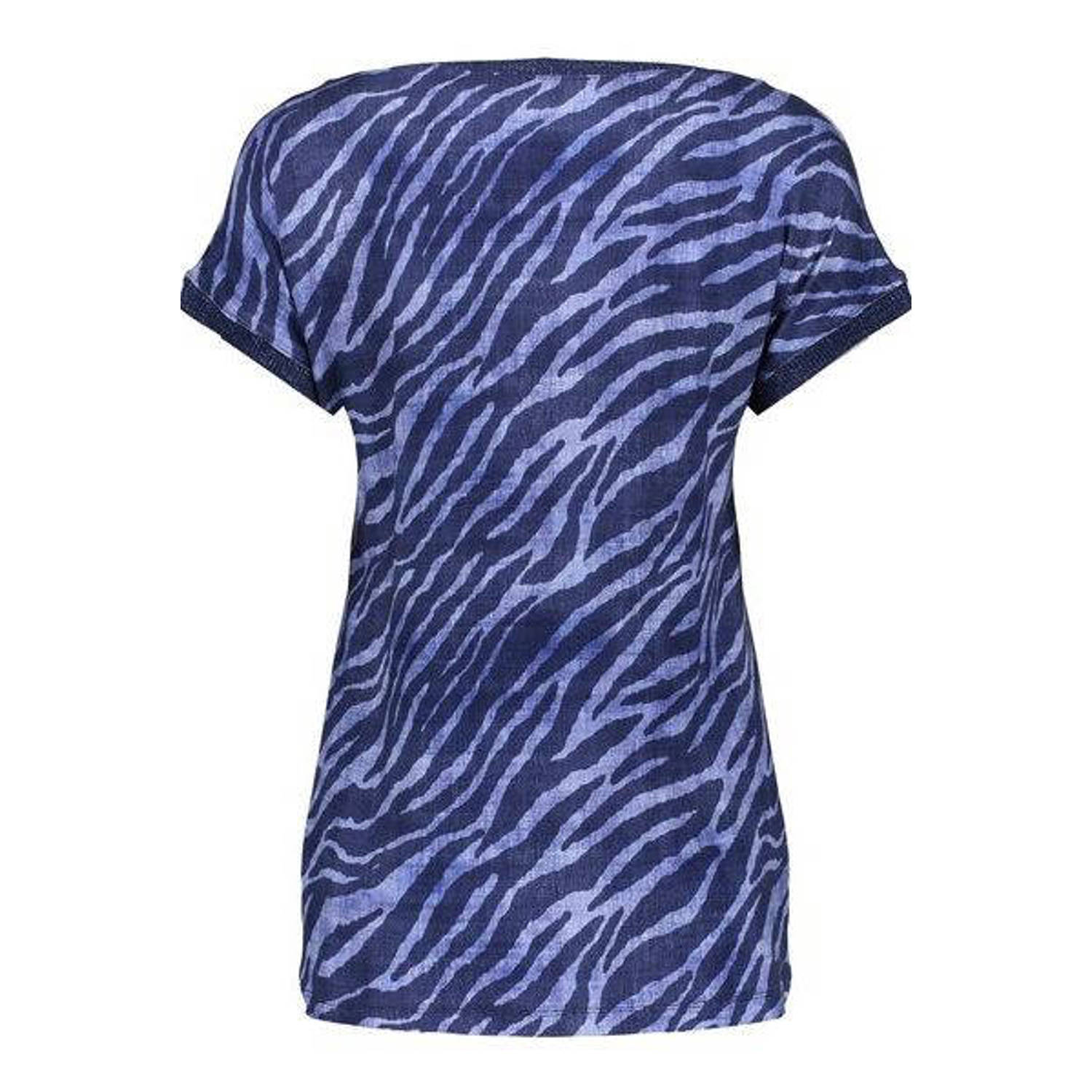 Geisha T-shirt blauw