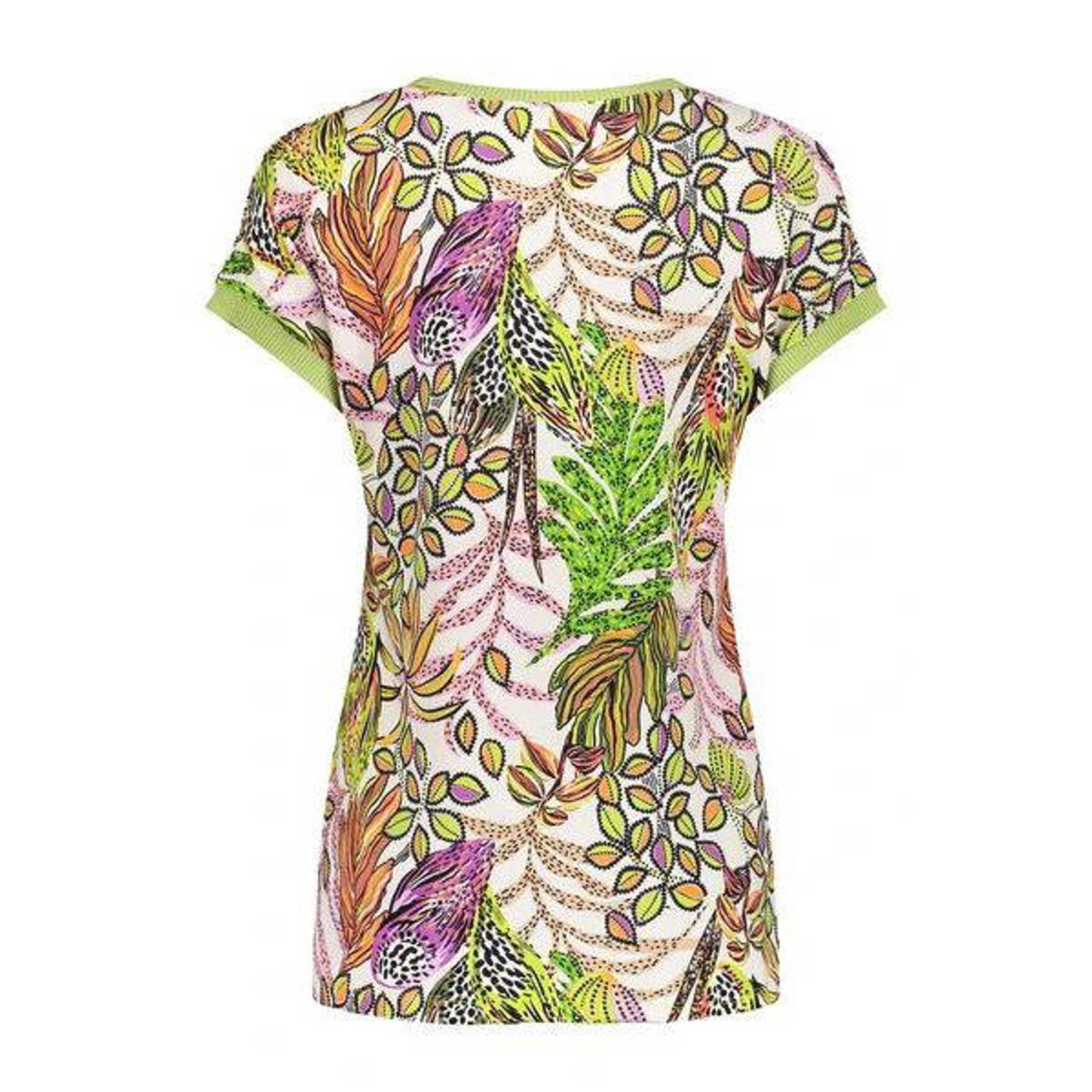 Geisha T-shirt limegroen