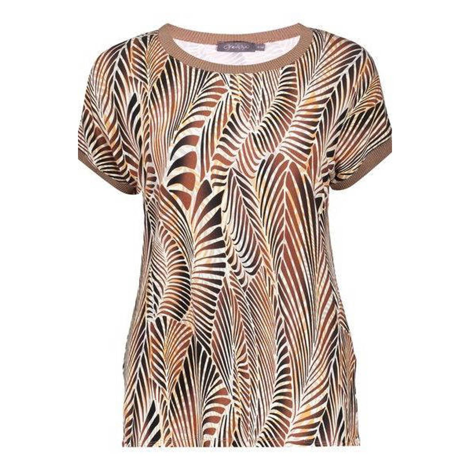 Geisha T-shirt camel