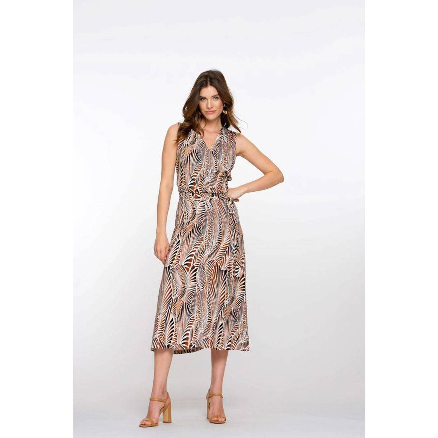 Geisha midi rok camel