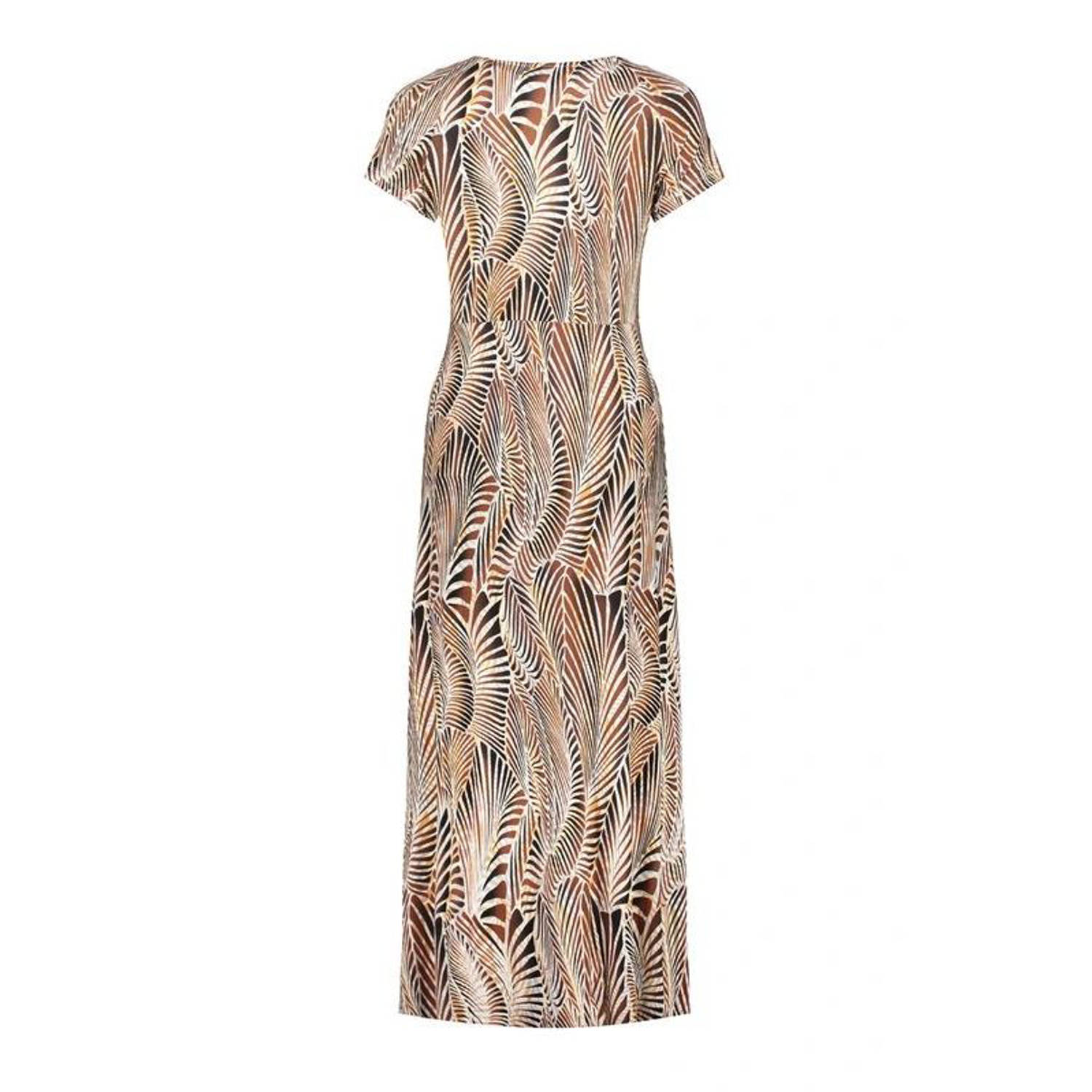 Geisha maxi jurk camel