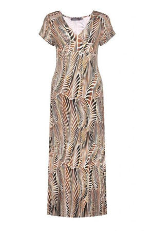 maxi jurk camel