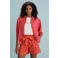 Geisha blouse oranje