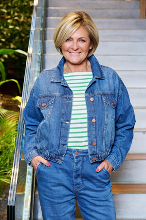 spijkerjas medium blue denim