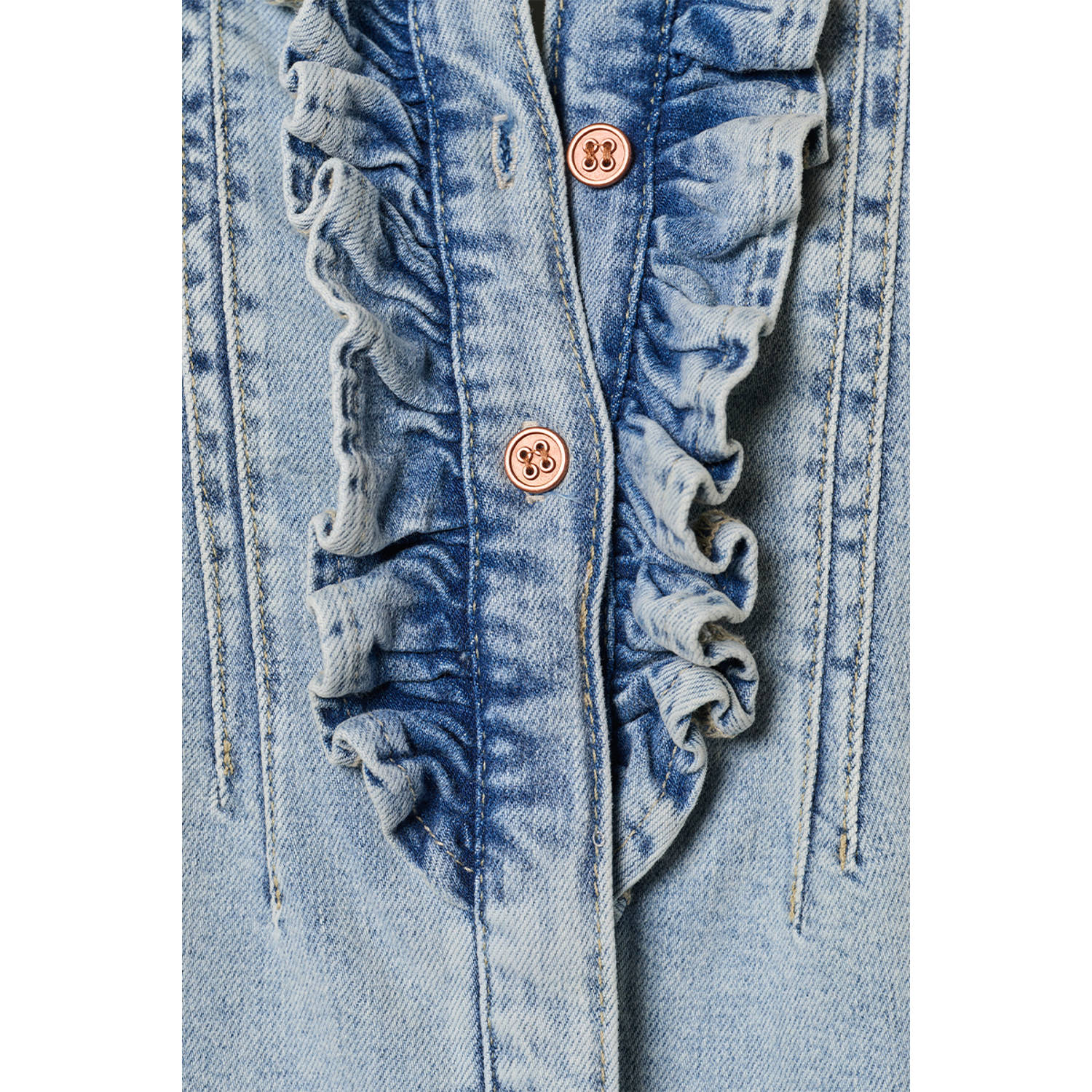 Mart Visser X Caroline Tensen top light blue denim