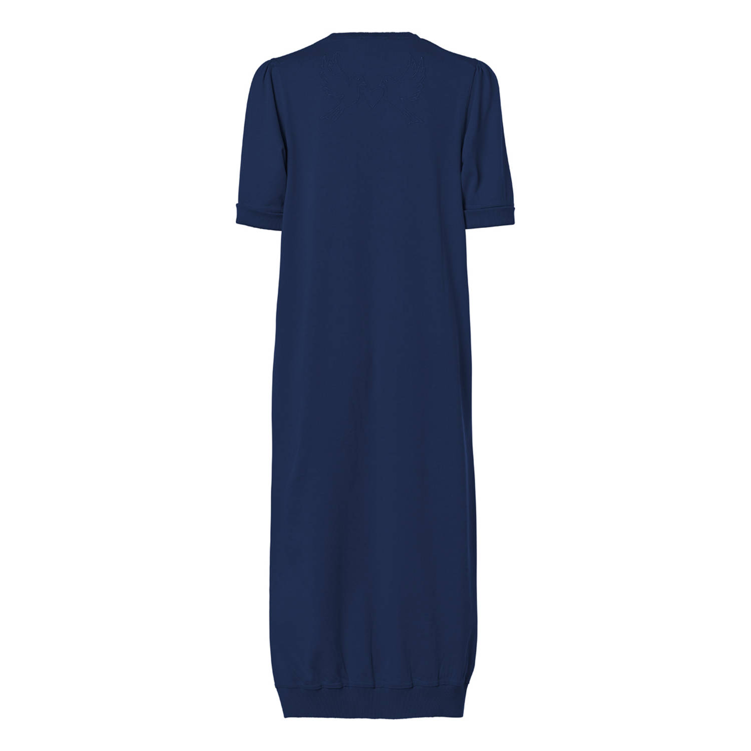 Mart Visser X Caroline Tensen donkerblauwe jurk Caroline Tensen