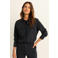 Expresso blouse van travelstof zwart