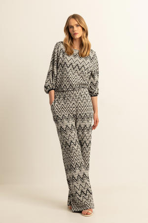 high waist broek zwart gebreid