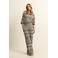 Expresso high waist broek zwart gebreid
