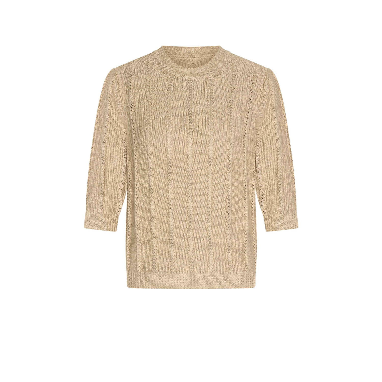 Expresso pullover beige ajour