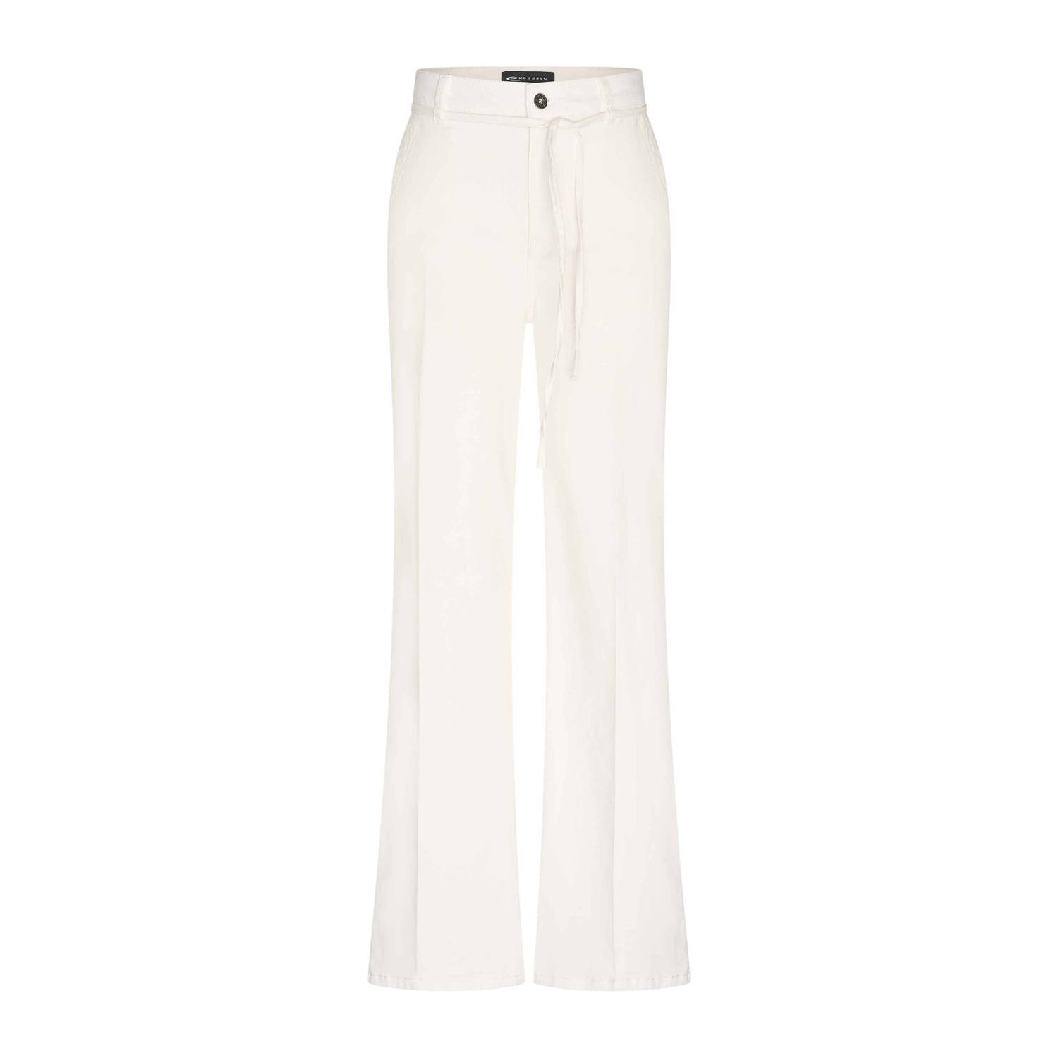Expresso high waist flared jeans ecru