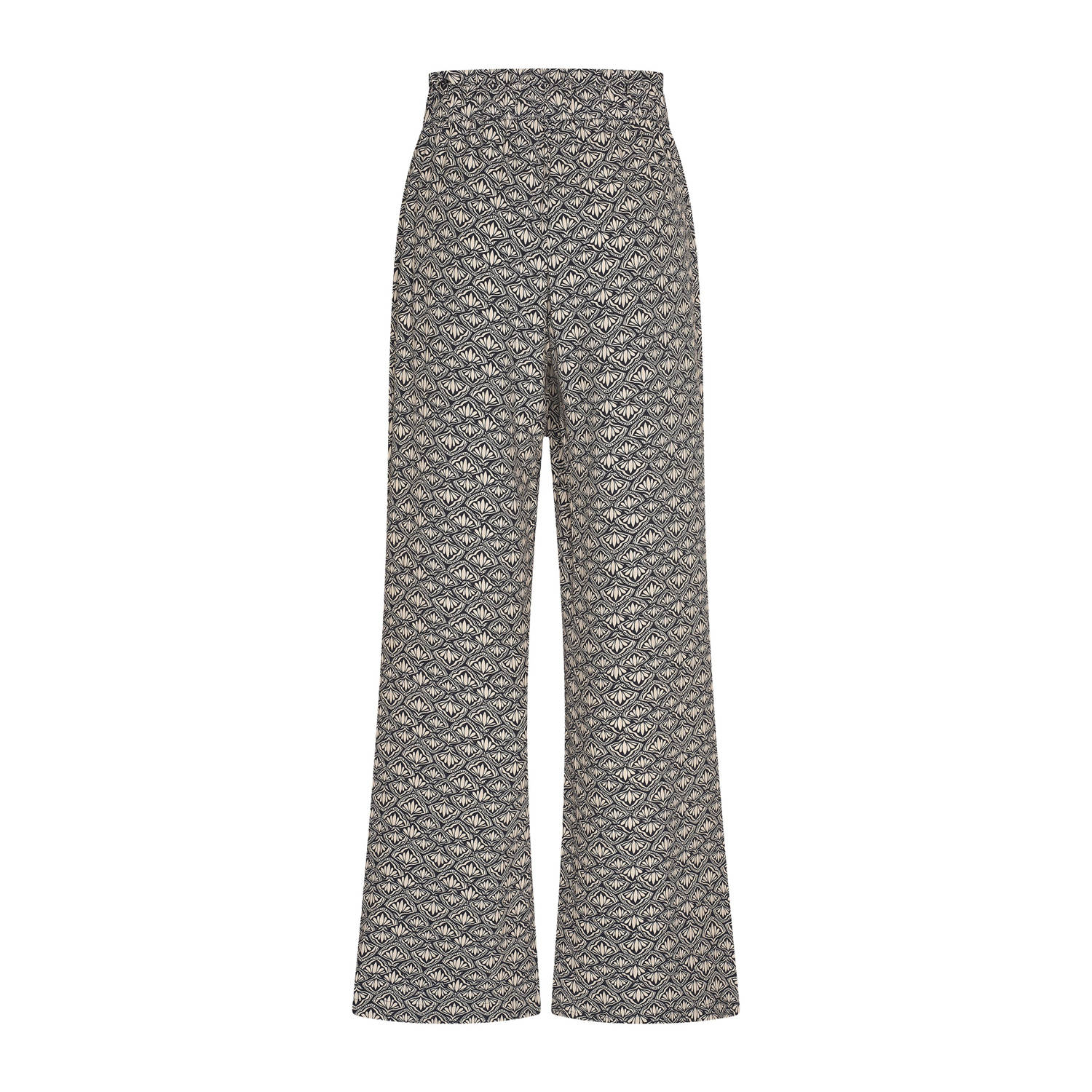 Expresso high waist broek zwart