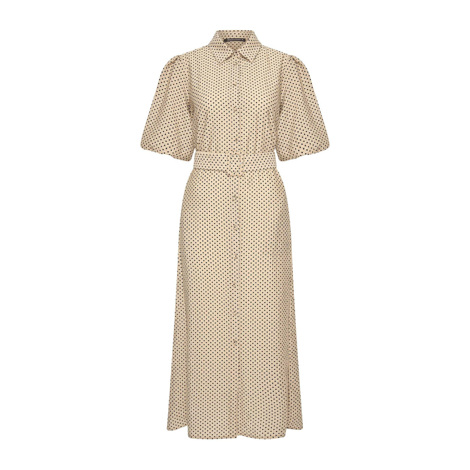 Expresso blousejurk beige