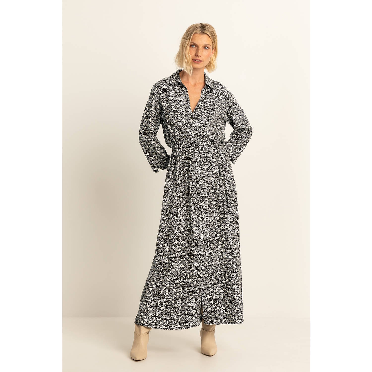 Expresso maxi jurk zwart