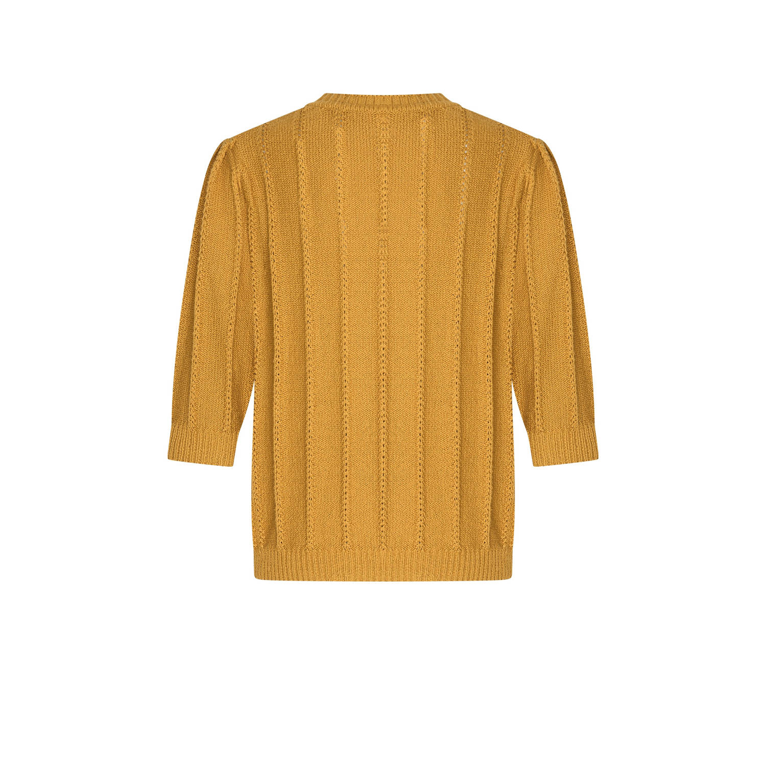 Expresso pullover ajour oker