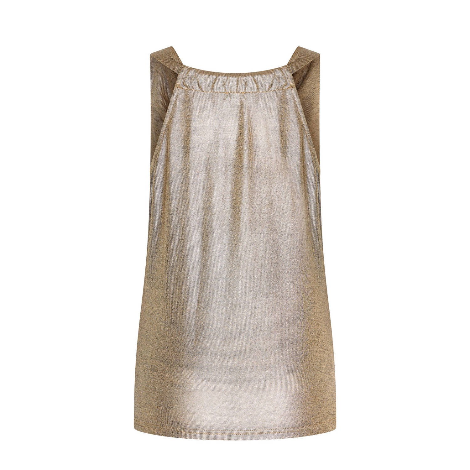 Expresso mouwloze top goud