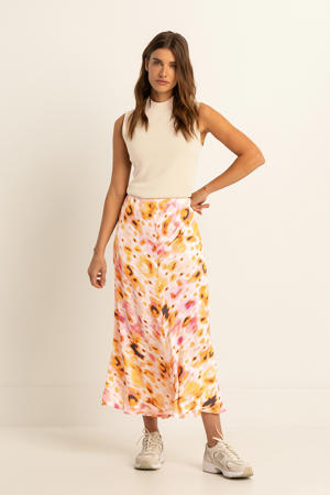 maxi rok geel