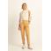 Expresso slim fit broek geel