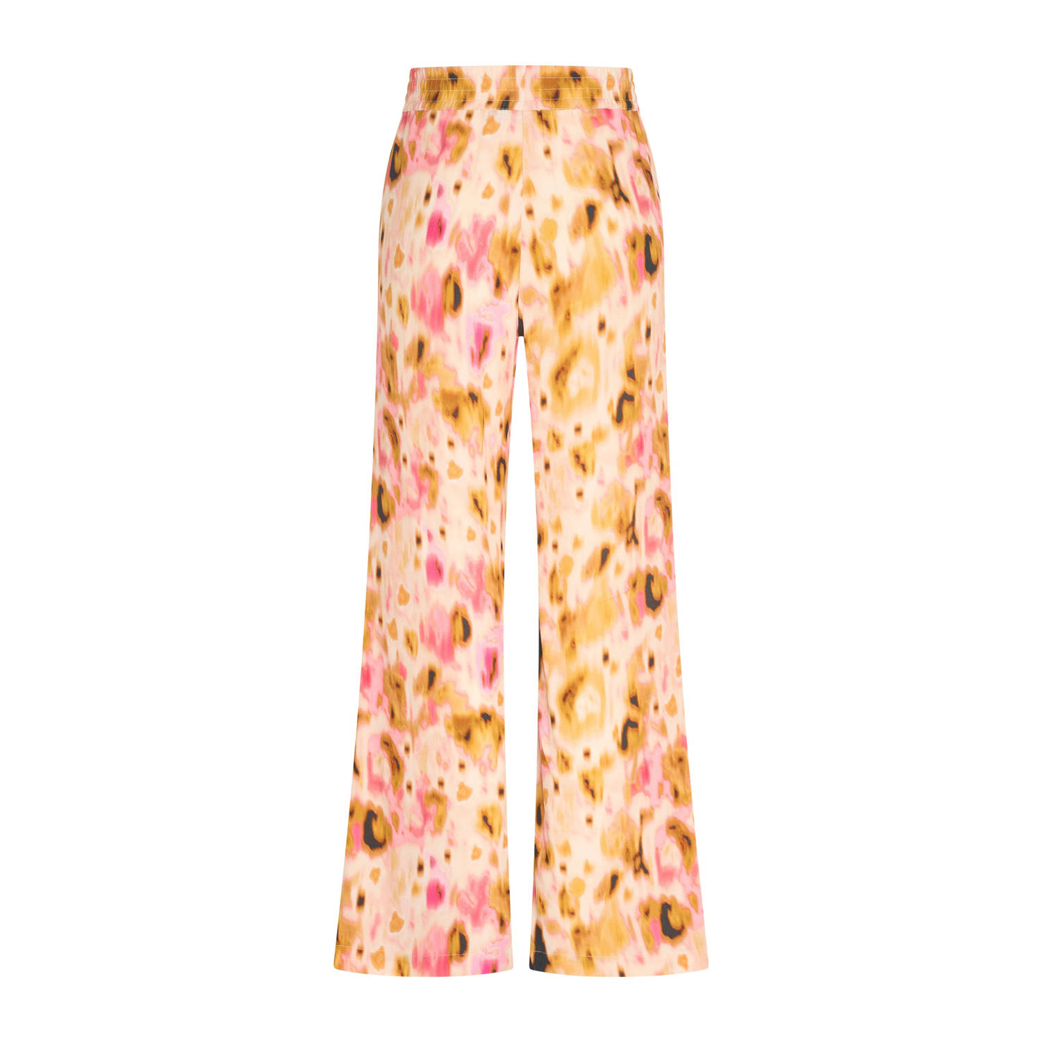 Expresso high waist casual broek geel