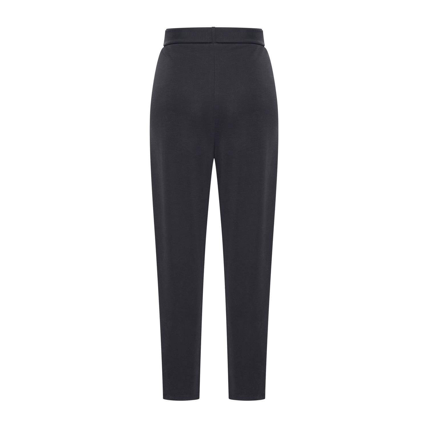 Expresso regular high waist broek zwart