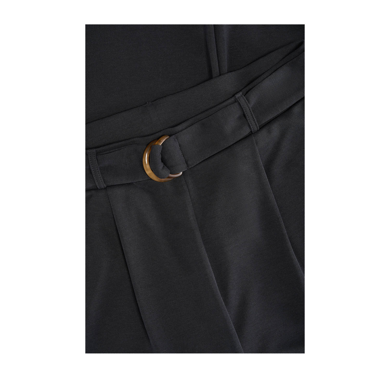 Expresso regular high waist broek zwart
